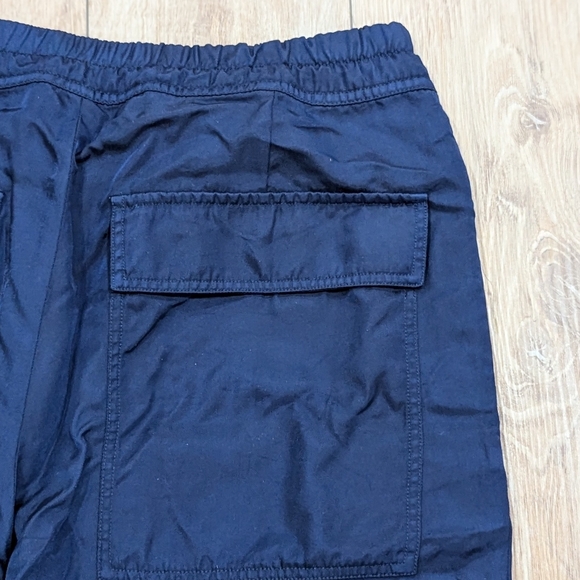 $910 Mens DRIES VAN NOTED "Primo" Nylon Balloon Pants Navy Large - Picture 4 of 9